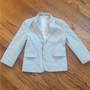 Boys Seersucker Blazer
